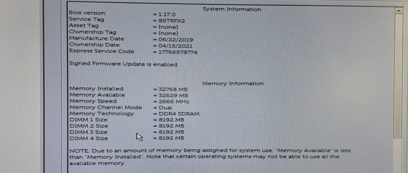 Dell OptiPlex 7060 SFF | i7-8700 @ 3.20GHz 32GB DDR4 512GB NVMe )