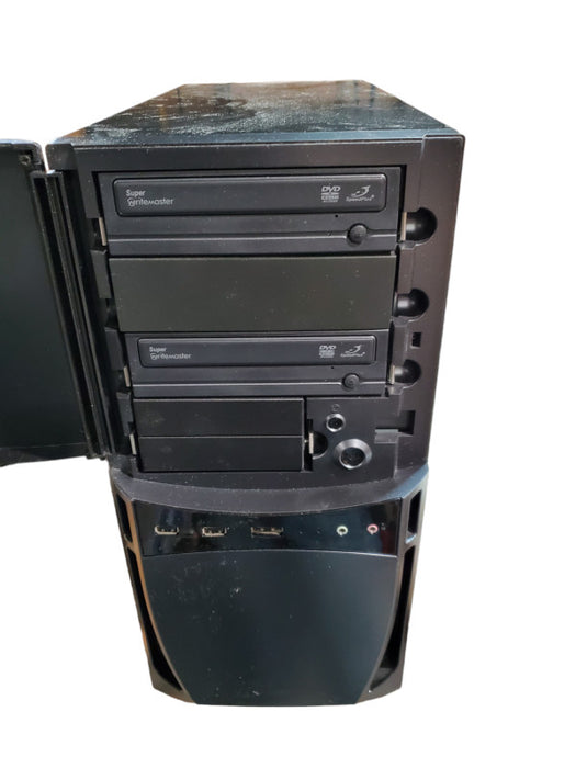 Custom PC Intel Core 2 Duo Q9300 4GB DDR2 EVGA 9600 GSO GPU NO HDD @