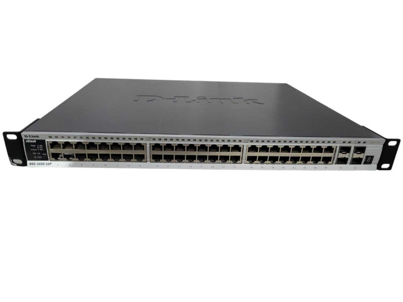 D-Link xStack DGS-3420-52P | 48 Port Gigabit PoE Switch | 4x 10G SFP+ !