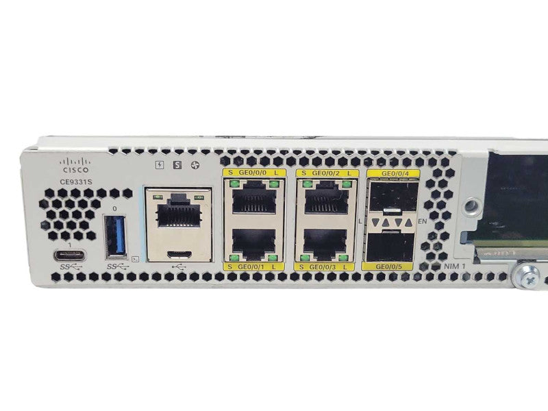 Cisco C8300-1N1S-6T 1RU Router 6x 1GE 1xSM 1x NIM Slot, READ _