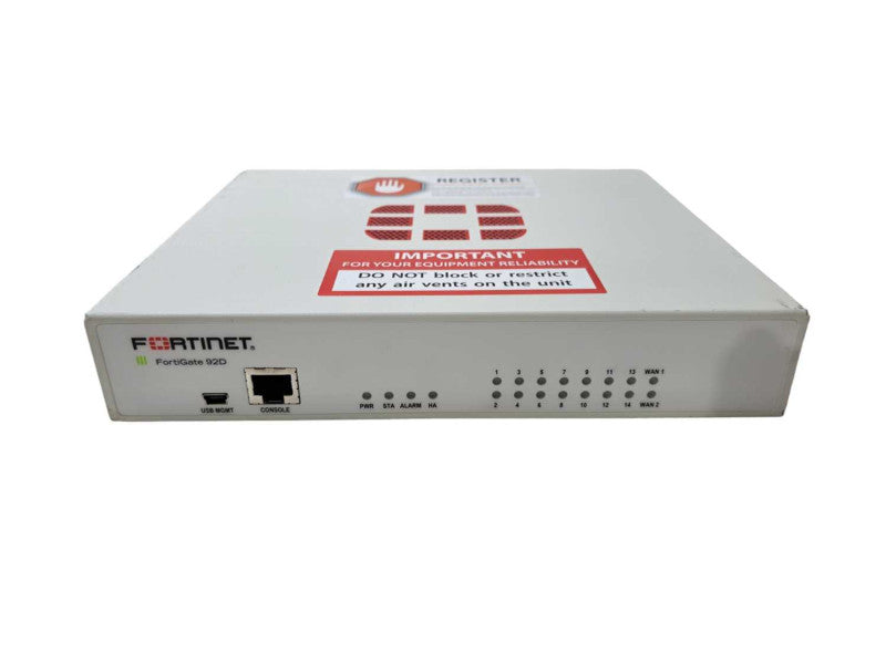 FORTINET FORTIGATE-92D FG-92D FIREWALL | Factory Reset )