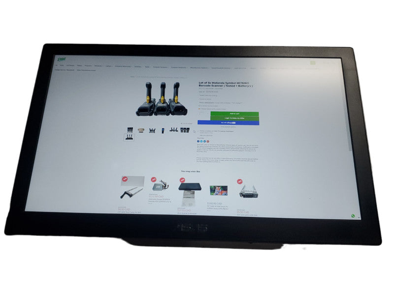 ASUS MB169 USB LCD Monitor Q|