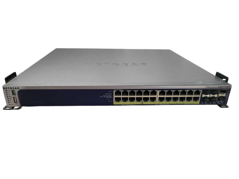 Netgear ProSafe 24-port Gigabit L2 + Managed Stackable Switch PoE GSM7228PS !
