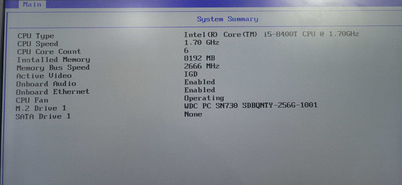 Lenovo ThinkCentre M720q - Core i5-8400T 8GB RAM | 256GB SSD +PWR ADPTR !