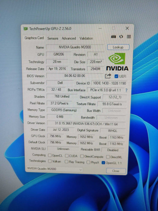 NVIDIA Quadro M2000 | 4GB GDDR5 Graphics Card | 4x Display Port !