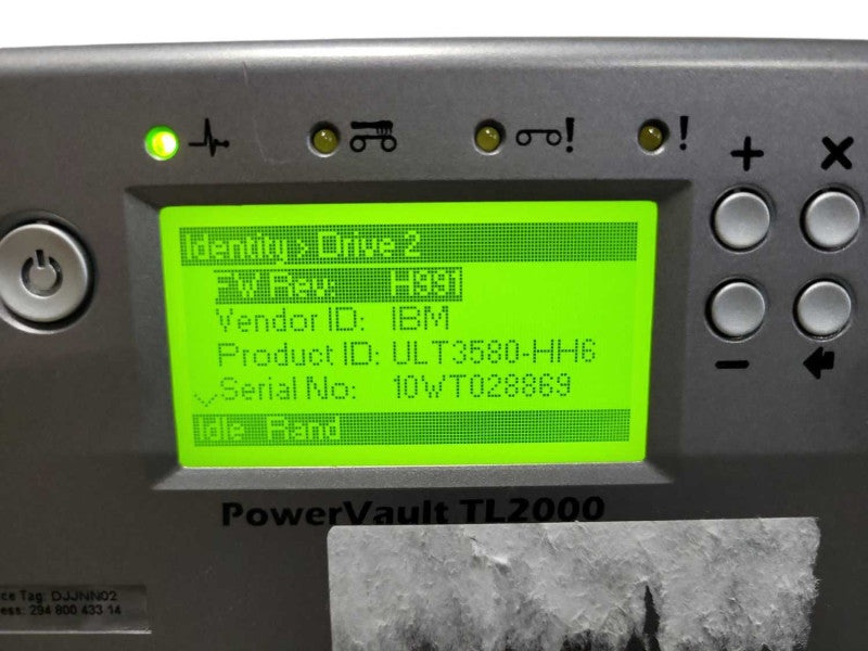 Dell Powervault TL2000 w/ 2x LTO-6 Drives Tape Backup Drive Library _