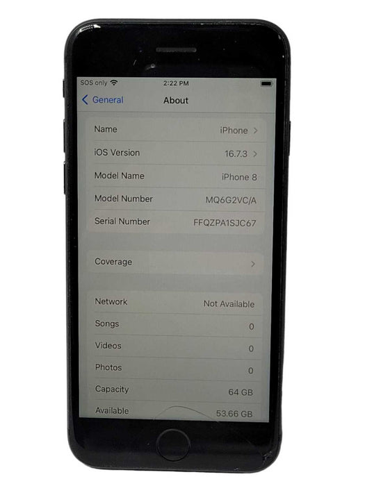 Apple iPhone 8 64GB smart Phone Q_