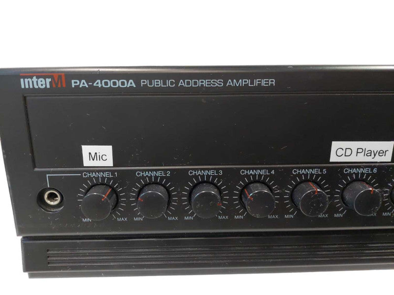 InterM Public Address Amplifier Model: PA-4000A =