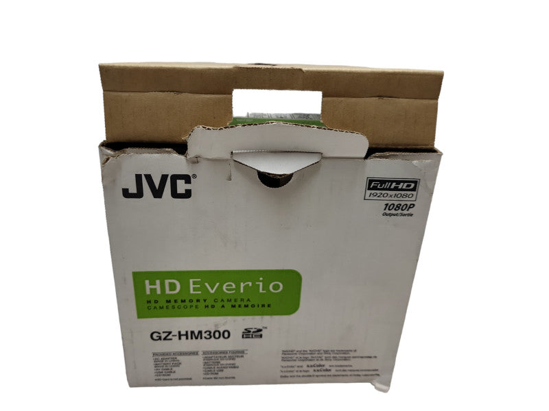 JVC HD Everio GZ-HM300 BU Digital Camcorder- &
