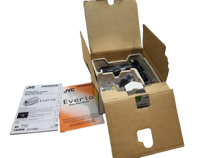 JVC HD Everio GZ-HM300 BU Digital Camcorder- &