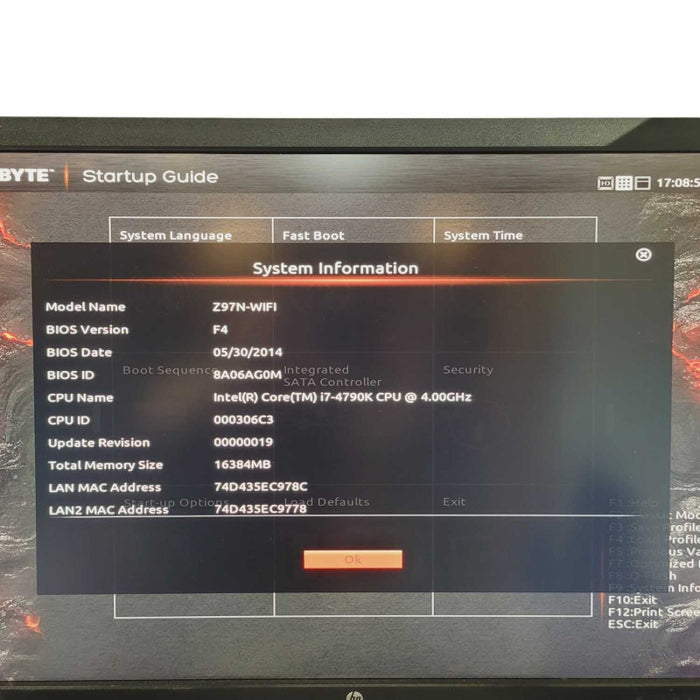 Custom PC Z97N-WiFi with i7-4790K 16GB RAM  -