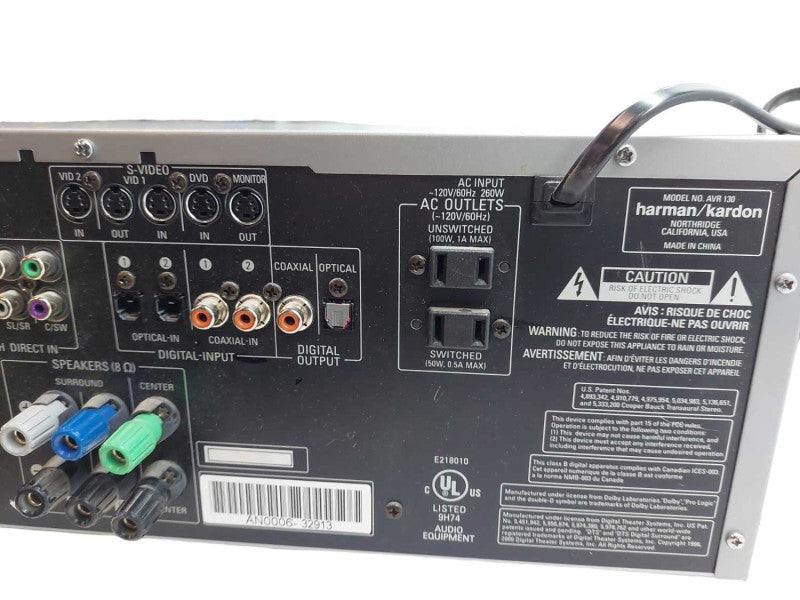 Harmon/Kardon Receiver Model: AVR130 â