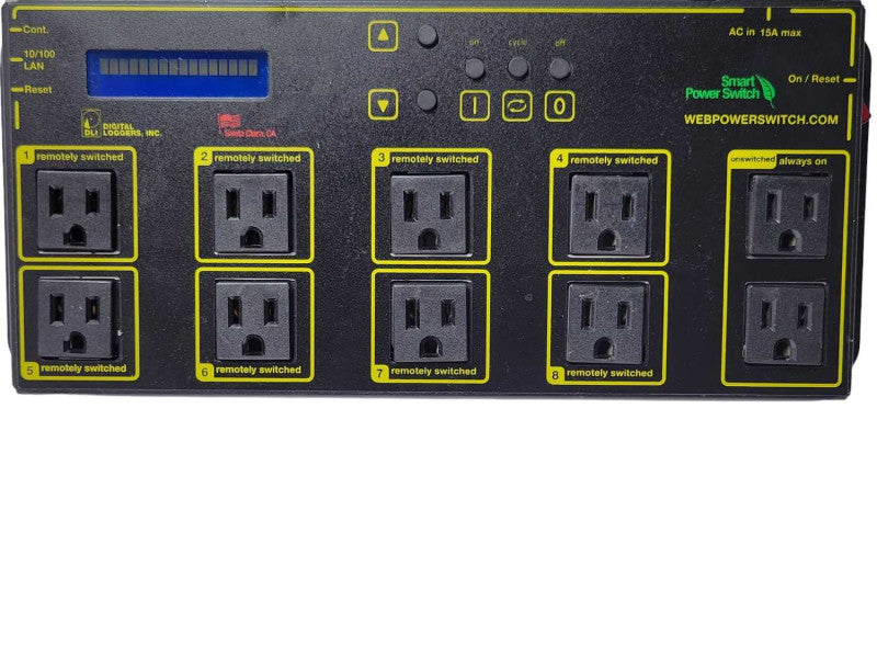 Digital Loggers Webpowerswitch Smart Web Power Switch 10 Outlets No Power Cor Q_