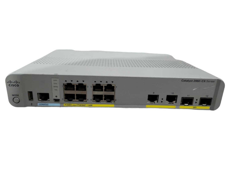 Cisco Catalyst WS-C2960CX-8PC-L Cisco Catalyst 2960-CX 8 Port PoE !