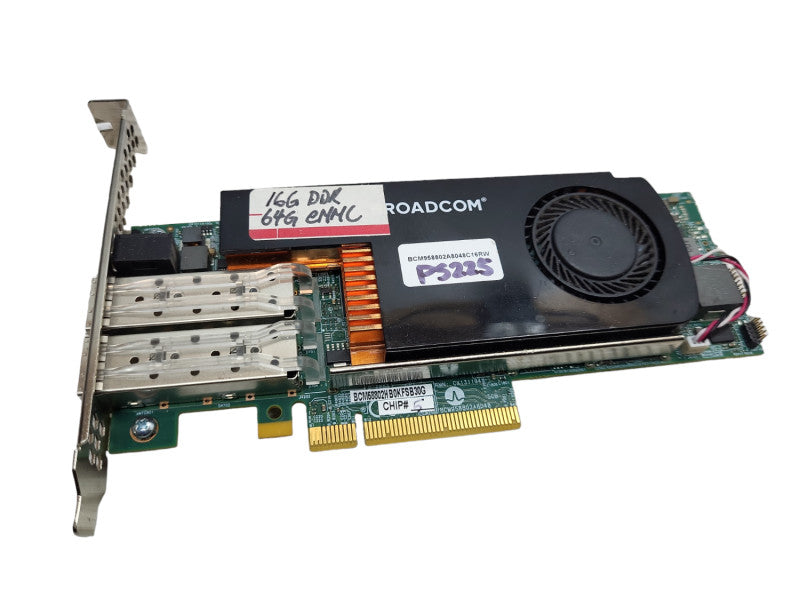Stingray PS225-H16 - BCM958802A8048C Broadcom 2 Port 64Gb 16GB DDR SmartNIC &