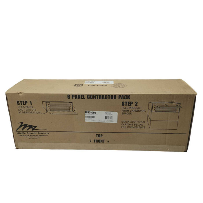 Middle Atlantic Products 6 panel Contractor Pack CP6-DCBX -