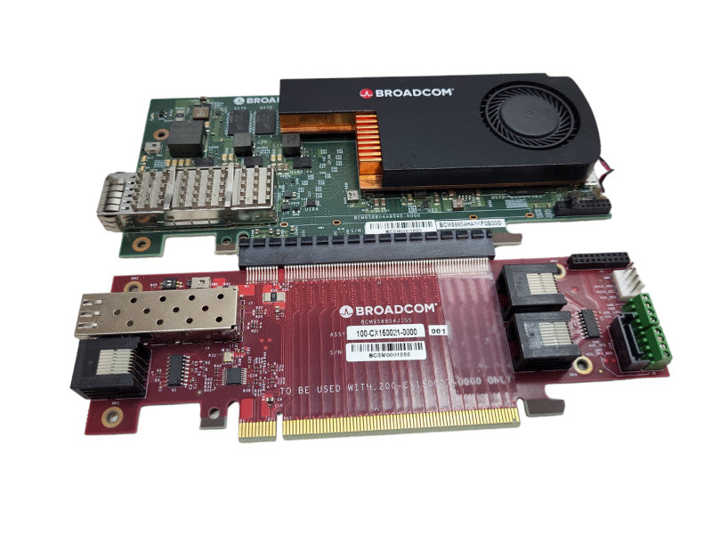 Broadcom BCEM0001625 BCM58804HA1KFSB30G Network Adapter Card with BCEM0001856 &