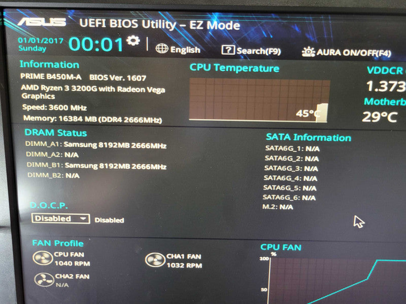 AMD Ryzen 3 3200G with Radeon Vega 8 | ASUS PRIME B450M-A | 16GB DDR4 |NO HDD %