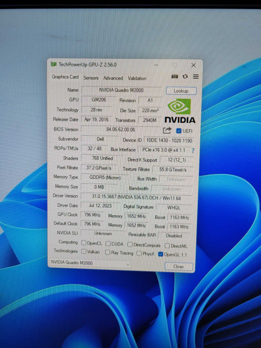 NVIDIA Quadro M2000 | 4GB GDDR5 Graphics Card | 4x Display Port !