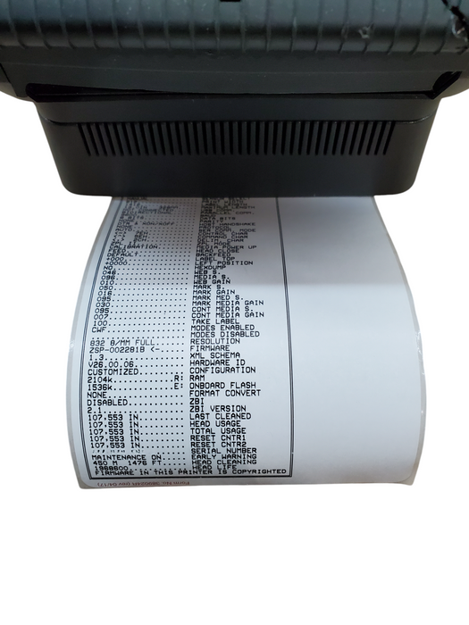 Zebra ZP505 Thermal Printer w/ Power Base ZP505-0503-0020 *read*