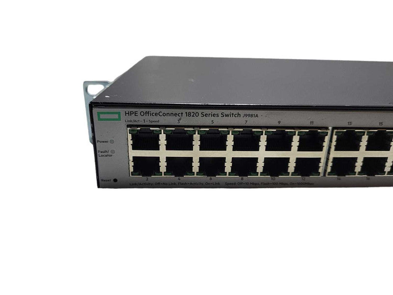 HP 1820-48G J9981A 48-Port Gigabit Ethernet Switch 4x SFP & Rackmount  $