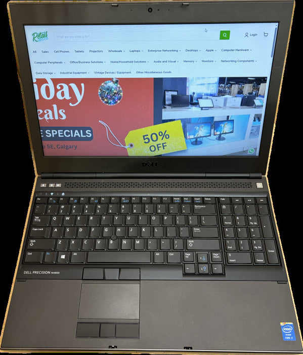 DELL PRECISION M4800 Intel i7-4800MQ QUADRO K2100M 2GB GPU 32GB RAM 500GB SSD