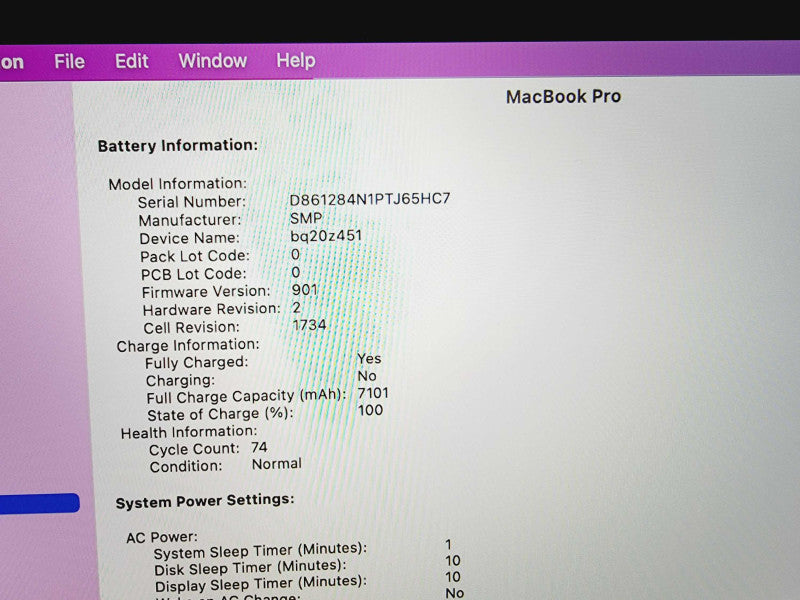 Apple Macbook Pro 2018 15\\" Core i7-8750H @ 2.2GHz 16GB DDR4 500GB SSD Radeon  (