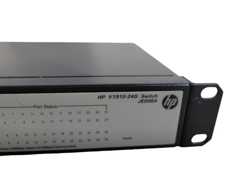 HP JE006A V1910-24G 24-Port Gigabit Ethernet Managed Network Switch !