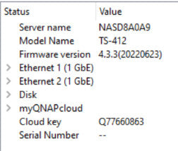 QNAP TS-412 NAS - NAS Server - 4 x BAY 1.2GHz !