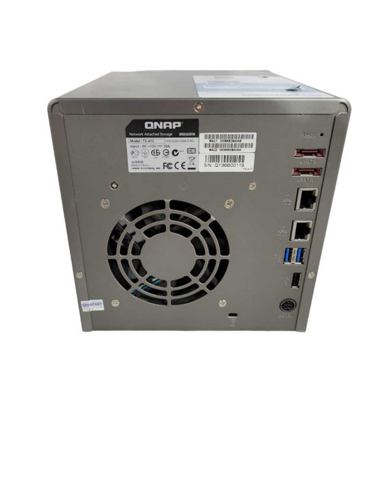 QNAP TS-412 NAS - NAS Server - 4 x BAY 1.2GHz !