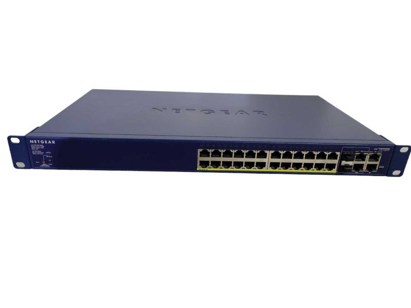 Netgear FS728TP 28 Port PoE Fast Ethernet Network Smart Switch !