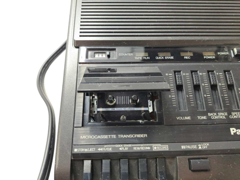 Panasonic RR-930 Desktop Cassette Transcriber / Recorder *No Foot Pedal** )