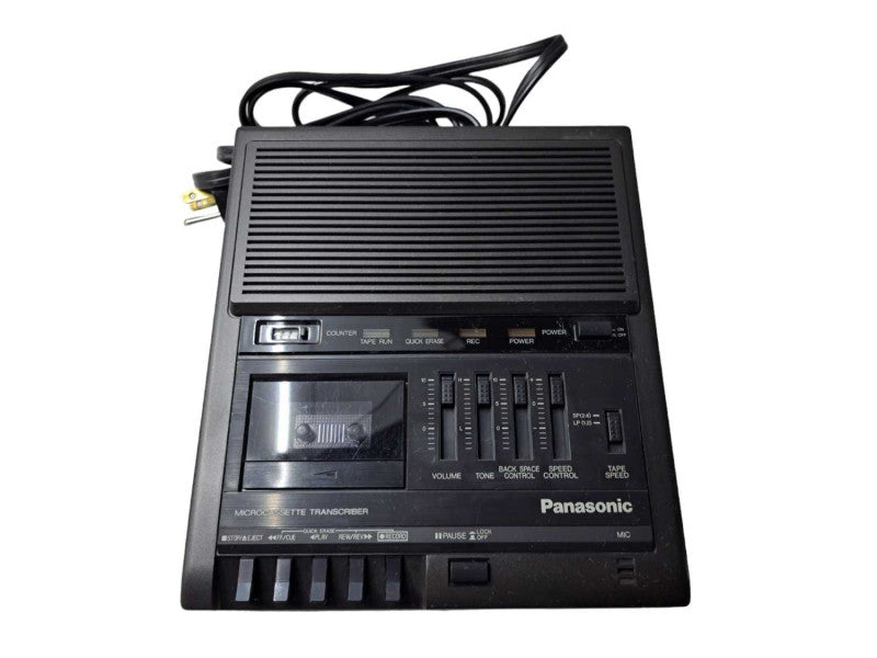 Panasonic RR-930 Desktop Cassette Transcriber / Recorder *No Foot Pedal** )