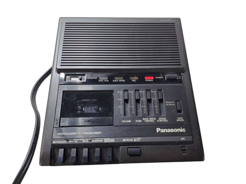 Panasonic RR-930 Desktop Cassette Transcriber / Recorder *No Foot Pedal** )