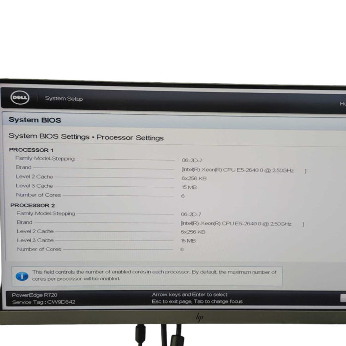DELL PowerEdge R720 2x Intel Xeon E5-2640 0 @2.50Ghz 16GB RAM  -