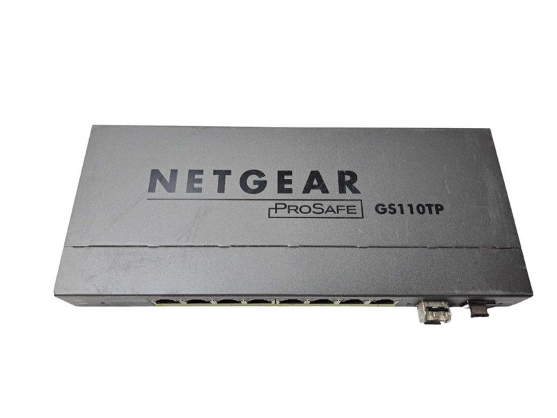 Netgear Prosafe GS110TP | 8-Port Gigabit PoE | 2x SFP Network Switch )