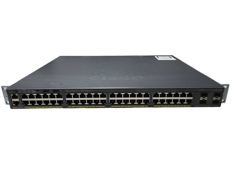 Cisco WS-C2960X-48FPS-L | 48 Port Gigabit PoE+ 740W Switch $