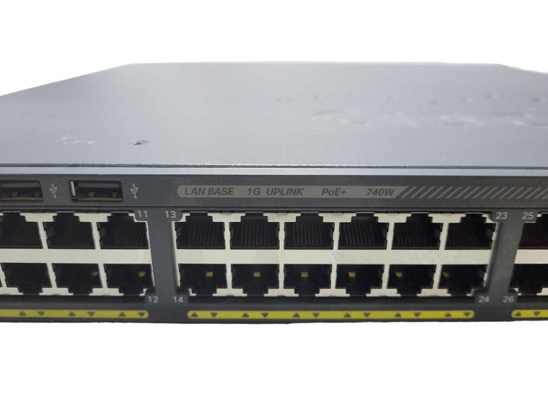 Cisco WS-C2960X-48FPS-L | 48 Port Gigabit PoE+ 740W Switch $