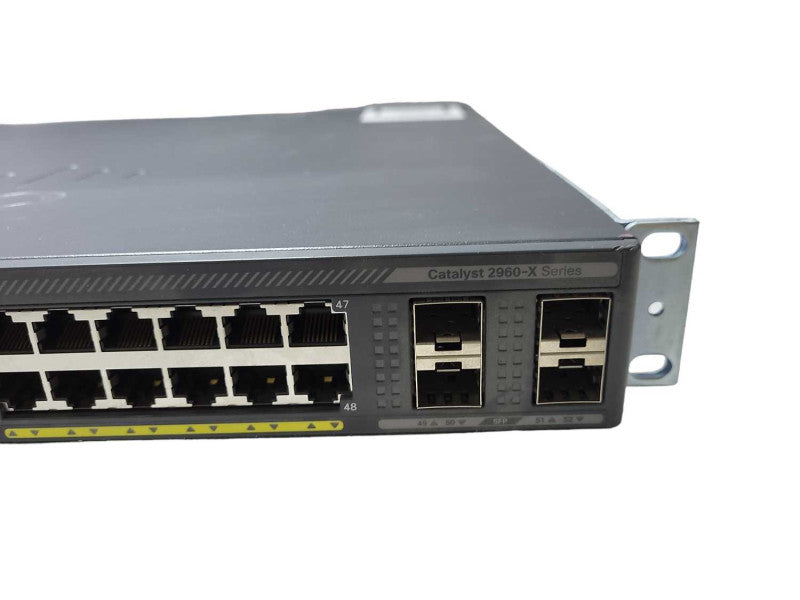 Cisco WS-C2960X-48FPS-L | 48 Port Gigabit PoE+ 740W Switch $