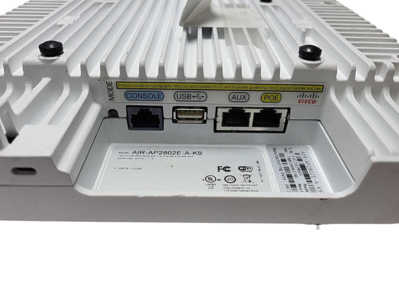 Cisco AIR-AP2802E-A-K9 Aironet 2800e Access Point Dual-band 802.11a/g/n/ac READ $