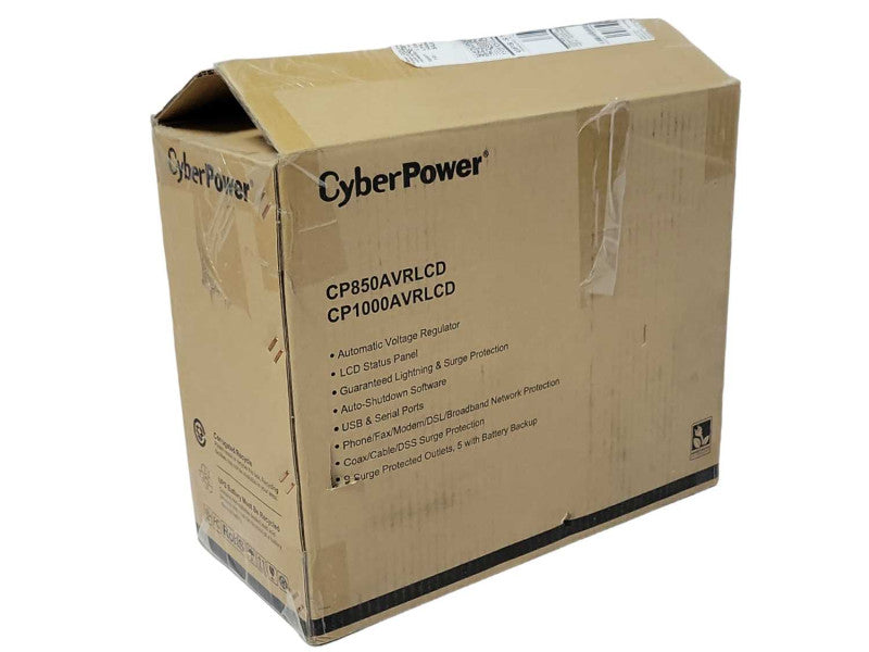 Open Box Cyberpower CP850AVRLCDa 850VA UPS _