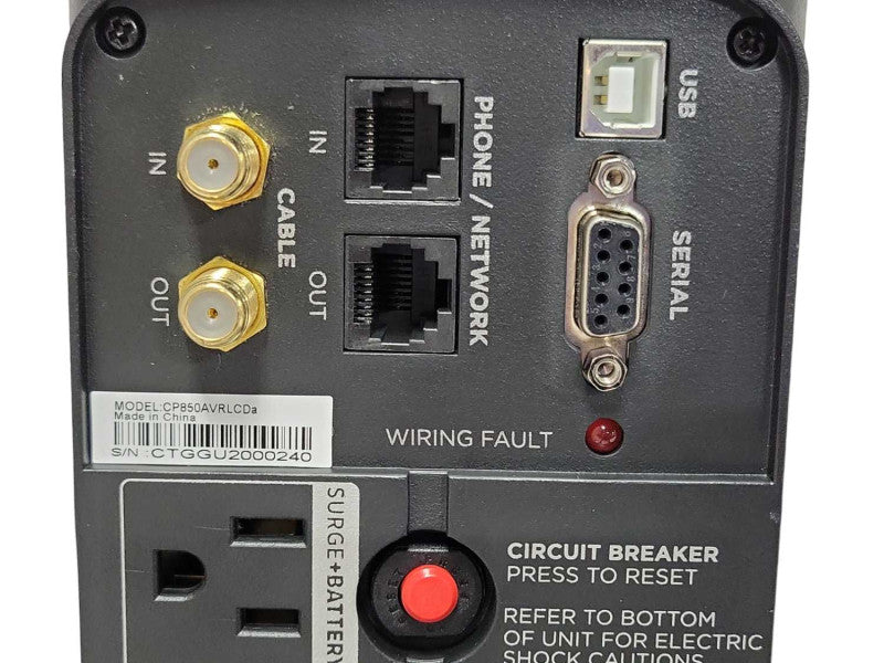 Open Box Cyberpower CP850AVRLCDa 850VA UPS _