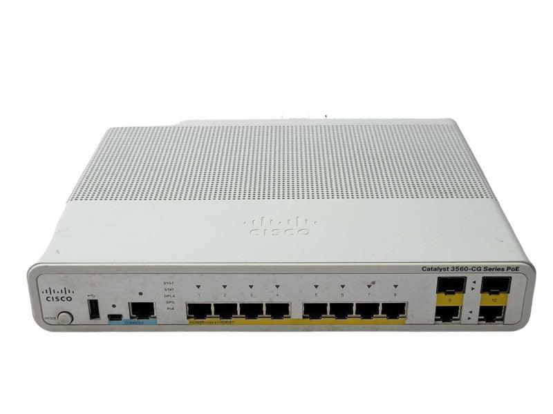 Cisco WS-C3560CG-8PC-S 8 Port Gigabit Managed Switch ipbase Q_