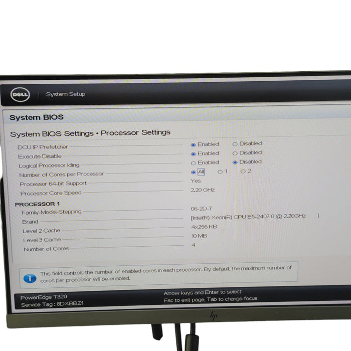 DELL PowerEdge T320 Server Tower Xeon E5-2407 0 @2.20GHz 16GB RAM  -