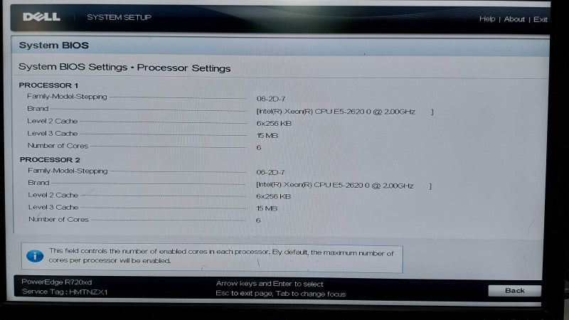 Dell Poweredge R720xd 2x Xeon E5-2620 @ 2.00ghz / 64gb ram / H710 Mini Raid #