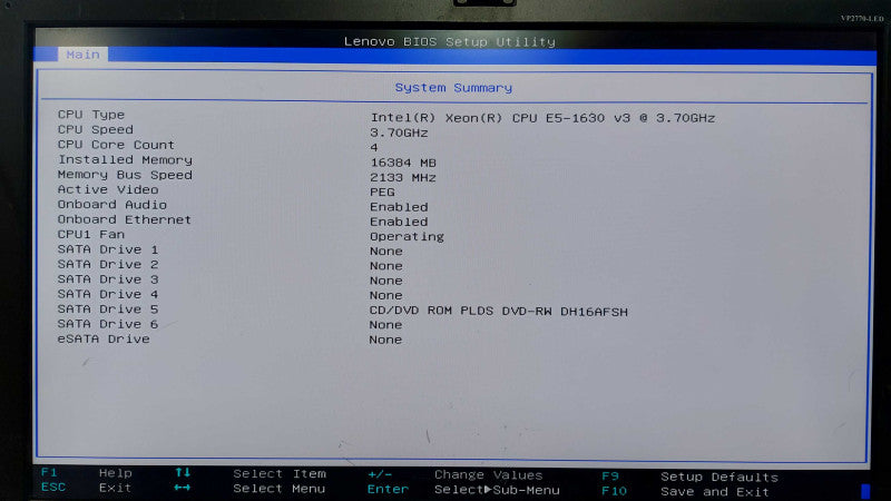 Lenovo Thinkstation P520 Xeon E5-1630 V3 @ 3.70ghz / 16gb ram / Quadro K2200 #