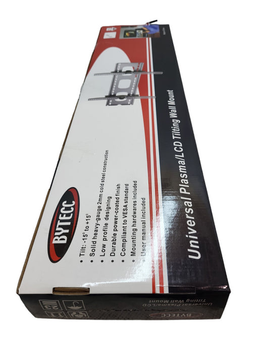 BYTECC 32-60in Tilting Lcd/Plasma Wall Mount, Black- New Q&