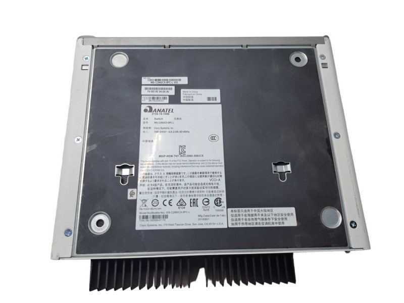 Cisco WS-C2960CX-8PC-L | 8 Port Gigabit PoE+ 124W 2x SFP | Silent Switch )