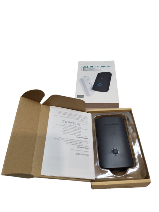 RAVPower FileHub RP-WD03 White All-in-One Wireless Router w/ 6000mAh Power  &