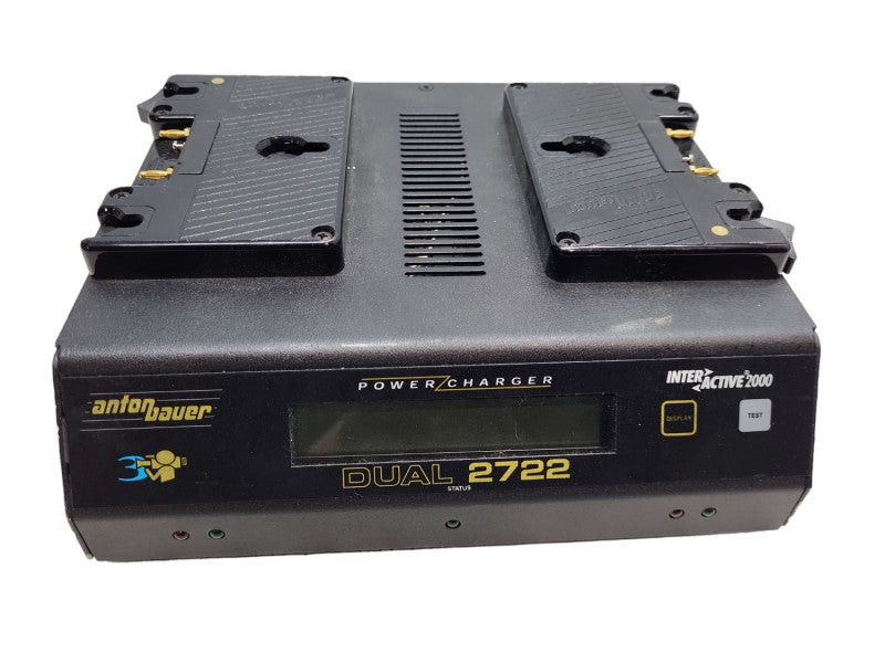 Anton Bauer QUAD POWER CHARGER INTER ACTIVE 2000 Dual 2722 &